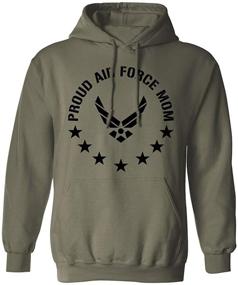 img 1 attached to Premium Active Men's Heather Hooded Sweatshirt - Proud Force Clothing