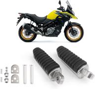 gpmt suzuki gsx650 rear foot pegs motorcycle footrest for suzuki hayabusa gsx1300r 2008-2012 gsx1400 gsf1250 bandit 1250 gsx1250 logo