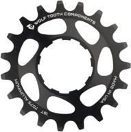 wolf tooth components single speed aluminum cog: 20 tooth logo