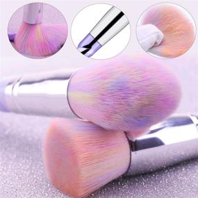 img 1 attached to TTRWIN Unicorn Makeup Brushes 10pcs – Professional Fantasy Makeup Tools with Unicorn Horn Shaped Handles for Foundation, Powder, Eyeshadow, Blending, and Concealer Cosmetics