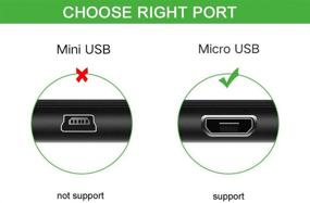 img 3 attached to 🔌 Deeirao медный микро-USB к аудиокабелю 3.5 мм с USB-зарядом - Идеально подходит для Bluetooth-динамиков, Android-телефонов (Samsung Galaxy, LG)