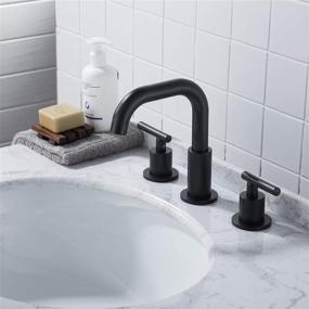 img 2 attached to Enhanced Comfort and Style with MYHB SH001H 2 Handle Inch Widespread Faucet