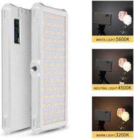 img 3 attached to 🎥 SUPON Bi-Color LED Video Light: High CRI, Rechargeable, Dimmable 3200K-5600K Lighting Panel for Cameras Studio Outdoor Video Photography with Transparent Filter