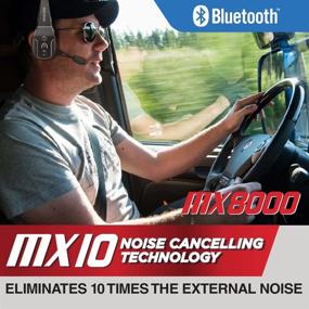 img 2 attached to 🎧 Беспроводная гарнитура Motor Trend MX8000 Bluetooth с шумоподавляющим микрофоном, шумоподавление MX-10, черная