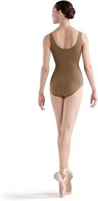 img 3 attached to 👚 Premium Bloch Women's Faire Microlux Tank Leotard: Ultimate Comfort and Style