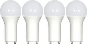 img 1 attached to 🔆 High-quality 4 Pack LED GU24 A19 Light Bulbs: 100 Watt Equivalent, 15W Dimmable Lights with Twist & Lock Base - Ideal Replacement for CFL GU24 Ceiling Light - Omni 220 Degree Beam Angle, 1600 Lumen