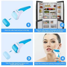 img 1 attached to 🧊 Revitalize Your Skin with BearKig Ice Roller - Upgrated Ice Face Roller for Effective Facial Massaging, Eye Puffiness, and Pain Relief