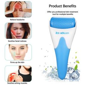 img 2 attached to 🧊 Revitalize Your Skin with BearKig Ice Roller - Upgrated Ice Face Roller for Effective Facial Massaging, Eye Puffiness, and Pain Relief