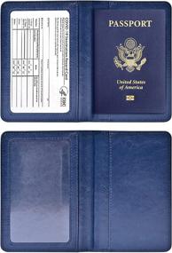 img 3 attached to Passport Vaccine Leather Vaccine Protector