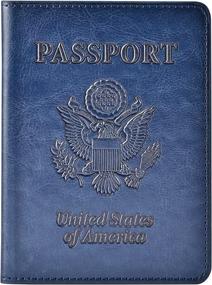 img 4 attached to Passport Vaccine Leather Vaccine Protector