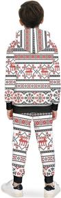 img 2 attached to BesserBay Children Christmas Sweatshirt Years Boys' Clothing ~ Clothing Sets