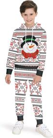 img 3 attached to BesserBay Children Christmas Sweatshirt Years Boys' Clothing ~ Clothing Sets