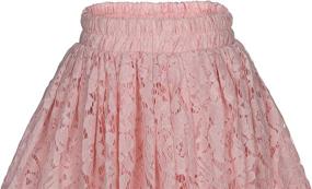 img 2 attached to 👸 Princess Birthday Dresses for Girls' Clothing - Floral Skirts and Skorts