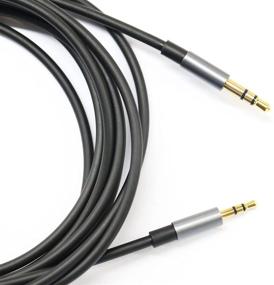 img 2 attached to 🎧 High-Quality Black Gold Plated 1.5ft 3.5mm Male to 2.5mm Male Car Audio Cable for Apple, Android, Tablet, MP3 Player