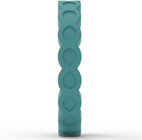 img 2 attached to 💍 BONDWELL Silicone Wedding Ring for Women - A Safe, Durable Band for Active Athletes, Wives, Yoga, Workout, Medical Needs - Preserve Your Finger & Marriage