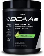 🍏 jym supplement science всаа: соотношение 2:1:1, вкус зеленое яблоко - 40 порций, аминокислоты разветвленной цепи логотип