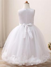 img 2 attached to Stunning NNJXD Flower Petals Bridal Toddler Girls' Clothing - Shop Now!