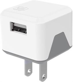 img 2 attached to ⚡️ Compact and Powerful: SCOSCHE USBH121WT SuperCube Flip Single USB Port Wall Charger for USB Devices in White