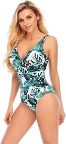 img 3 attached to AIDENOEY Swimsuits Monokini Swimwear Swimsuit Women's Clothing