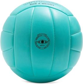 img 2 attached to 🏐 Runleaps Volleyball: Top-Quality Waterproof Indoor/Outdoor Beach & Gym Training Ball (Official Size 5)