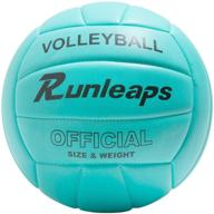 🏐 runleaps volleyball: top-quality waterproof indoor/outdoor beach & gym training ball (official size 5) логотип