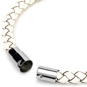 img 2 attached to 🔒 RUTICH 10 Sets of Leather Cord End Cap/Magnetic Clasp with Locking Mechanism (Fits 3mm Cord) – Enhanced SEO