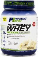 performance inspired nutrition whey protein powder - all natural - 25g - bcaas - digestive enzymes - high fiber - vanilla bean - 2lb logo