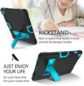 img 2 attached to Guagua Galaxy Tab S5e 10.5 2019 Case - 📱 Heavy Duty 3-in-1 Rugged Protection for Samsung Galaxy Tab S5e 2019