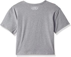 img 1 attached to 👧 Under Armour Girls Transit Logo Short Sleeve Tee - Comfy & Stylish Active Wear for Young Girls