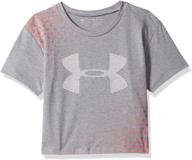 👧 under armour girls transit logo short sleeve tee - comfy & stylish active wear for young girls logo