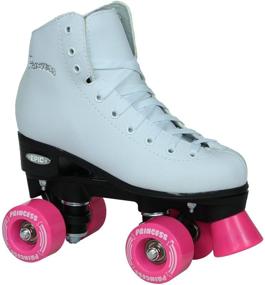 img 3 attached to 👑 Epic Skates Pink Princess Girls Quad Roller Skates - Rule the Rink with Style!