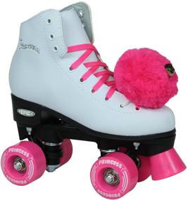 img 4 attached to 👑 Epic Skates Pink Princess Girls Quad Roller Skates - Rule the Rink with Style!