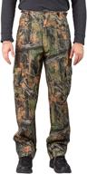 👖 trailcrest boys camouflage hunting pants - elastic waistband with 6 pocket cargo design - youth size logo