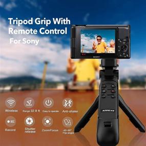 img 3 attached to Ultimate Wireless Camera Remote Control for Sony A7 III, A7R III, A6100 & More - GP-VPT2BT Replacement