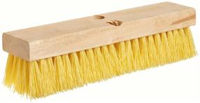 img 4 attached to 🧹 Weiler 44438 12-inch Deck Scrub Brush with 6 x 20 Rows - Natural Wood Block, Polypropylene Fill