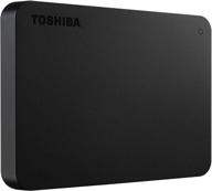 💾 high-capacity toshiba canvio basics 2tb portable external hard drive usb 3.0 in black - hdtb420xk3aa logo