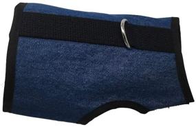 img 1 attached to 😺 Kitty Holster X-Large Cat Harness in Denim Blue: Comfortable and Stylish for Your Feline Friend