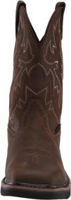 img 3 attached to 👢 Wolverine Rancher Square Steel Brown Men's Shoes: Rugged Durability and Style Combined