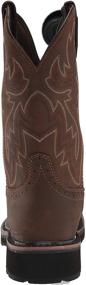 img 2 attached to 👢 Wolverine Rancher Square Steel Brown Men's Shoes: Rugged Durability and Style Combined