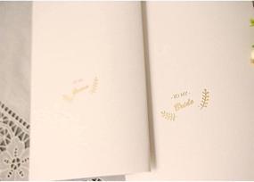 img 1 attached to 📚 Eayaya Vow Books: His and Hers Wedding Vows Book Set, Yellow+Gray, Perfect Wedding Keepsake and Gift