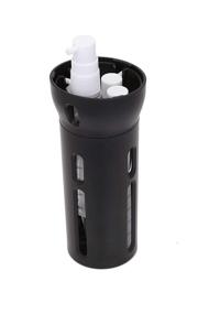 img 3 attached to 💗 Sanitizer Dispenser Containers - Travigo Black & Pink