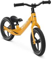 bicycoo mg toddler training balance bike, goldy: the perfect way to teach your child to ride! logo