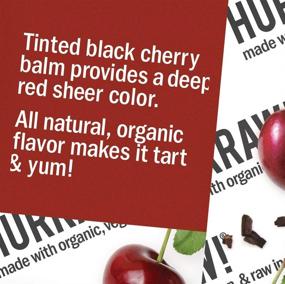 img 2 attached to Hurraw! Black Cherry Tinted Lip Balm, 3 Pack: (Sheer Red Tint) + Organic, Certified Vegan & Cruelty-Free. Gluten-Free, Non-GMO, All Natural Lip Balm. Bee, Shea, Soy & Palm Free. Made in USA