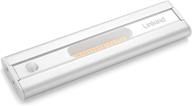 💡 led under cabinet lights, linkind closet lights, soft white, wireless usb rechargeable, magnetic stick-on lighting for kitchen wardrobe counter hallway stairs - 1 pack логотип