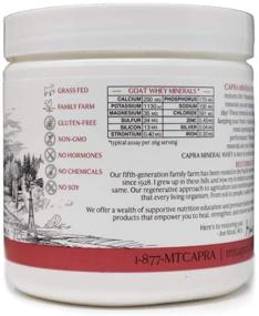 img 1 attached to 🐐 Revitalizing and Nutrient-Packed Capra Mineral Whey: A Potassium-Rich Whole-Food Supplement from MT. CAPRA SINCE 1928 - 12.7 Oz Powder
