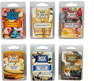 indulge in our 6 pack breakfast set soy blend wickless candle wax bar melts - enjoy the scents of blueberry muffins, fresh brewed coffee, cappuccino brulee, country berry hotcakes, fruity loops, and almond biscotti! logo