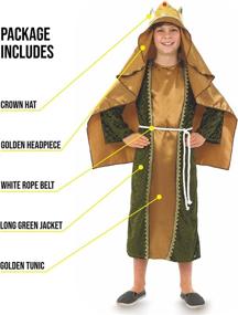 img 2 attached to 👼 Wiseman Nativity Children Dress Up Set for Fun-Filled Pretend Play