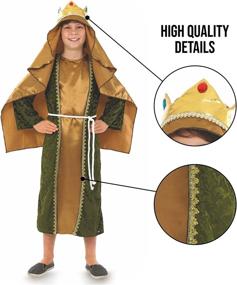 img 1 attached to 👼 Wiseman Nativity Children Dress Up Set for Fun-Filled Pretend Play