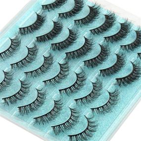 img 4 attached to Alicrown Eyelashes Natural Handmade Reusable