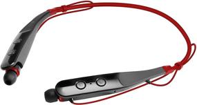 img 1 attached to Enhance Your Audio Experience with the LG TONE TRIUMPH HBS-510 Wireless Bluetooth Headset in Red
